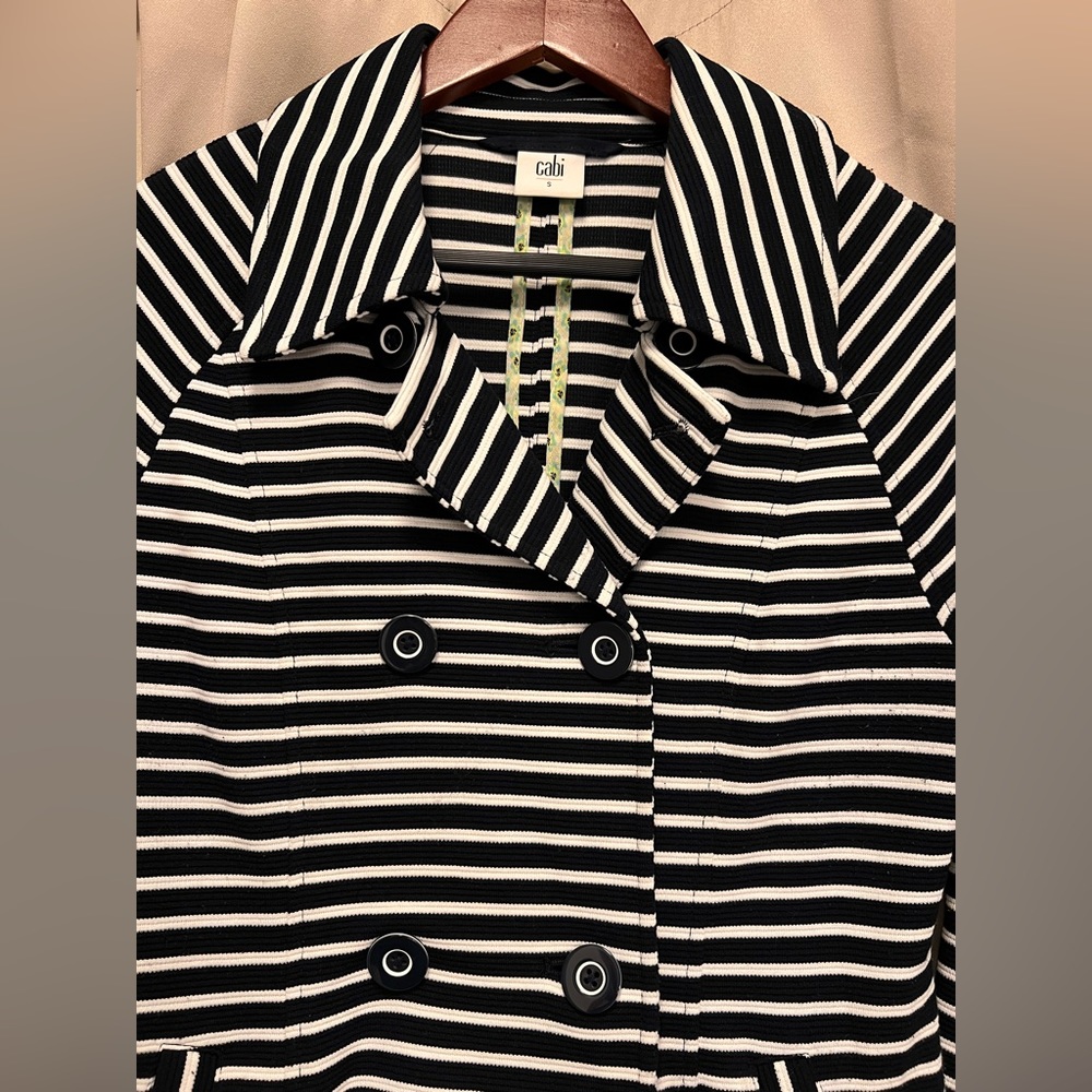 Cabi Double Breasted Executive Jacket Euc - image 3